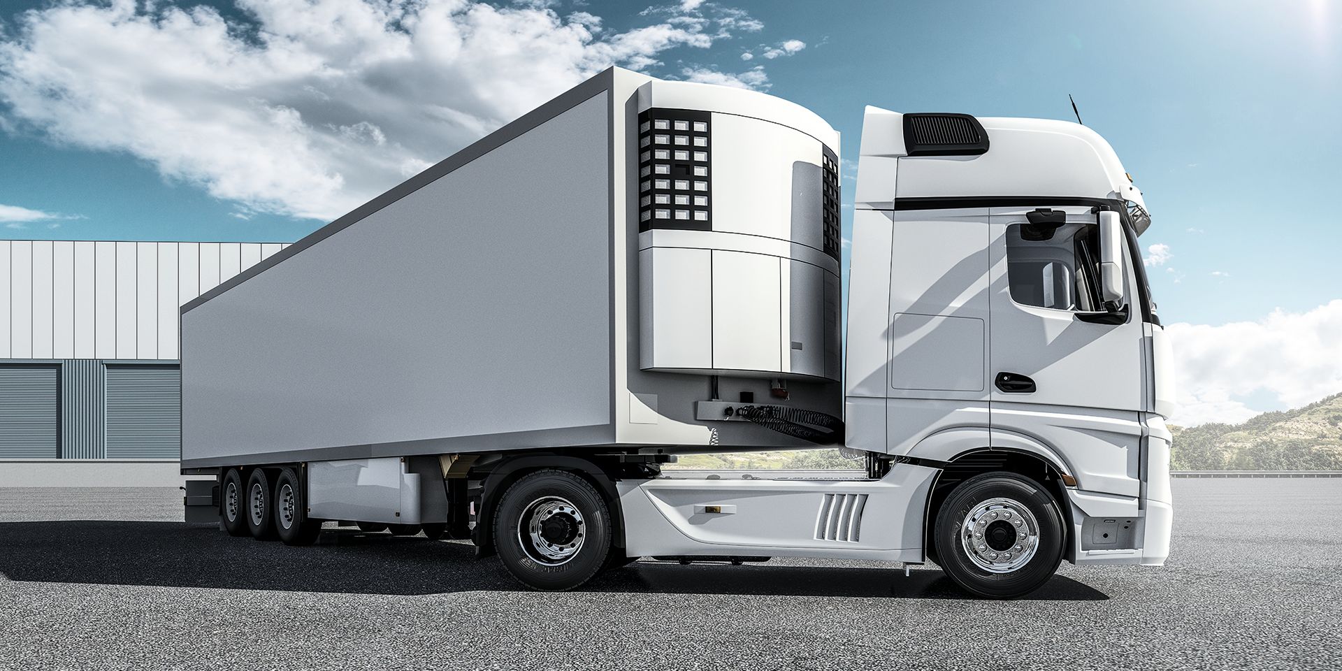 Industrial lamination trailer