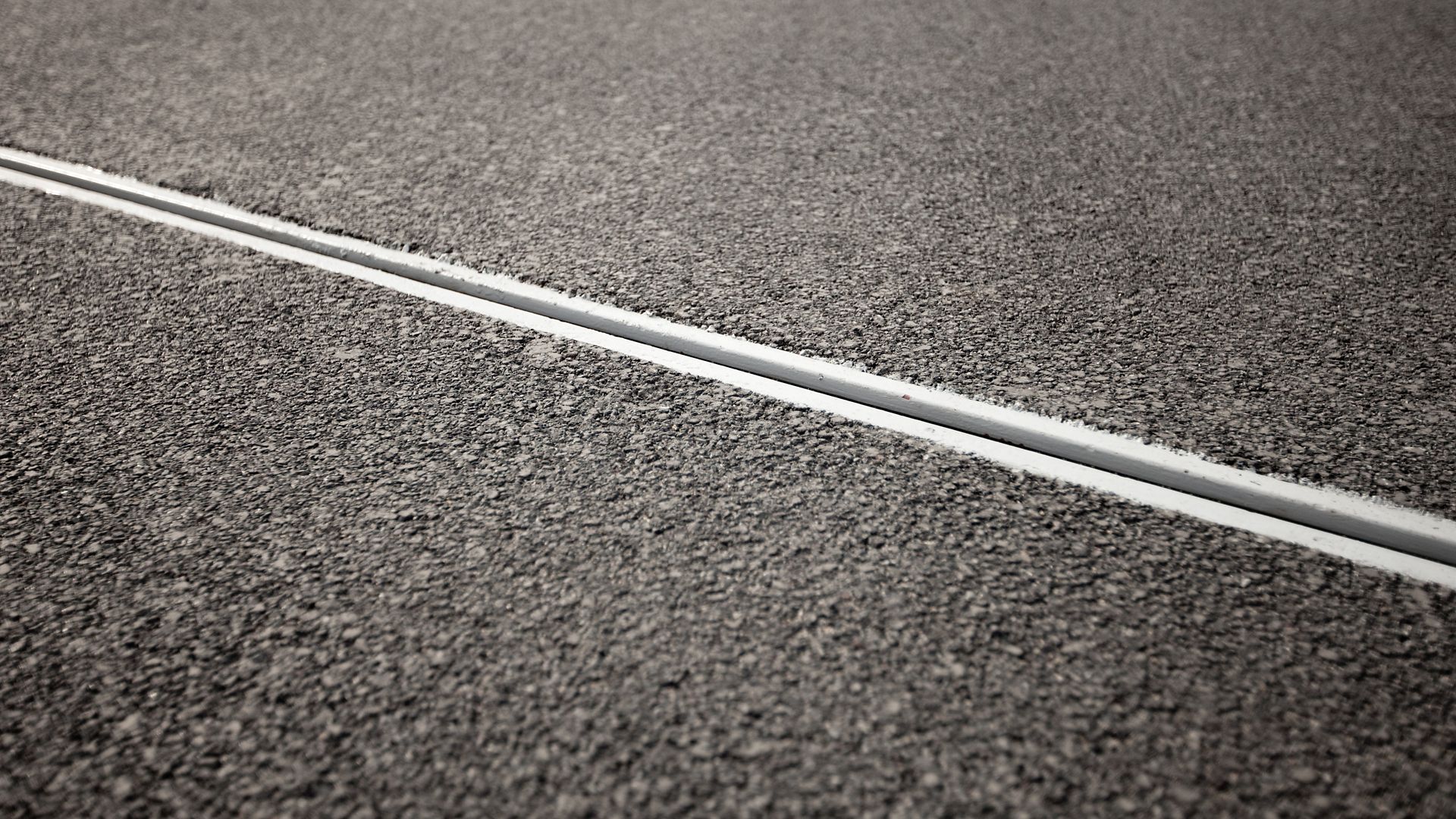 Highway road joint in Poland