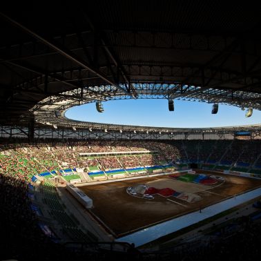 Municipal Stadium in Wroclaw, Poland