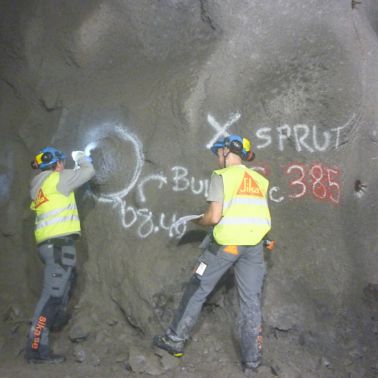 喷淋混凝土早期强度试验