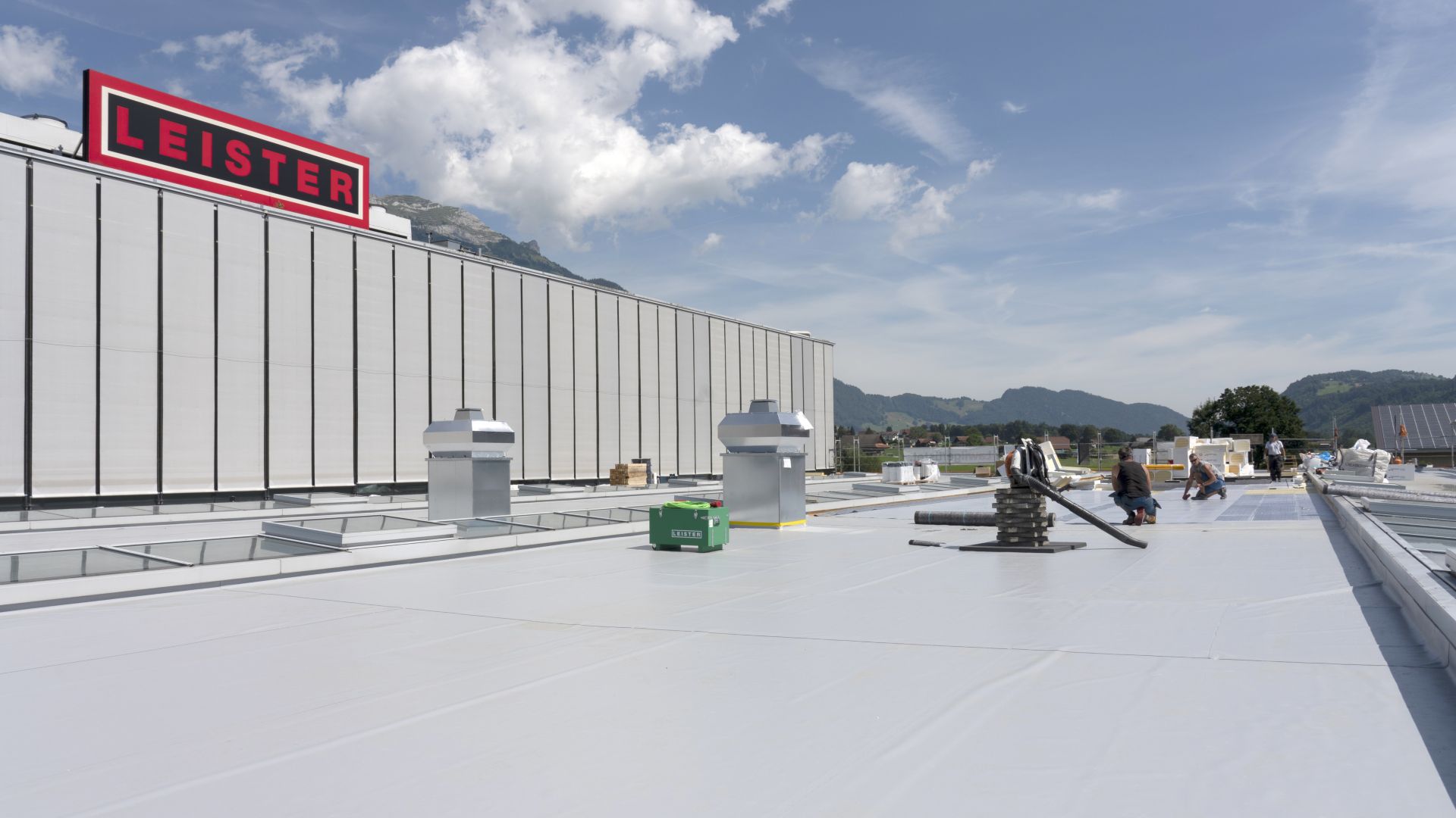Refurbishment of Leister Technologies AG Roof