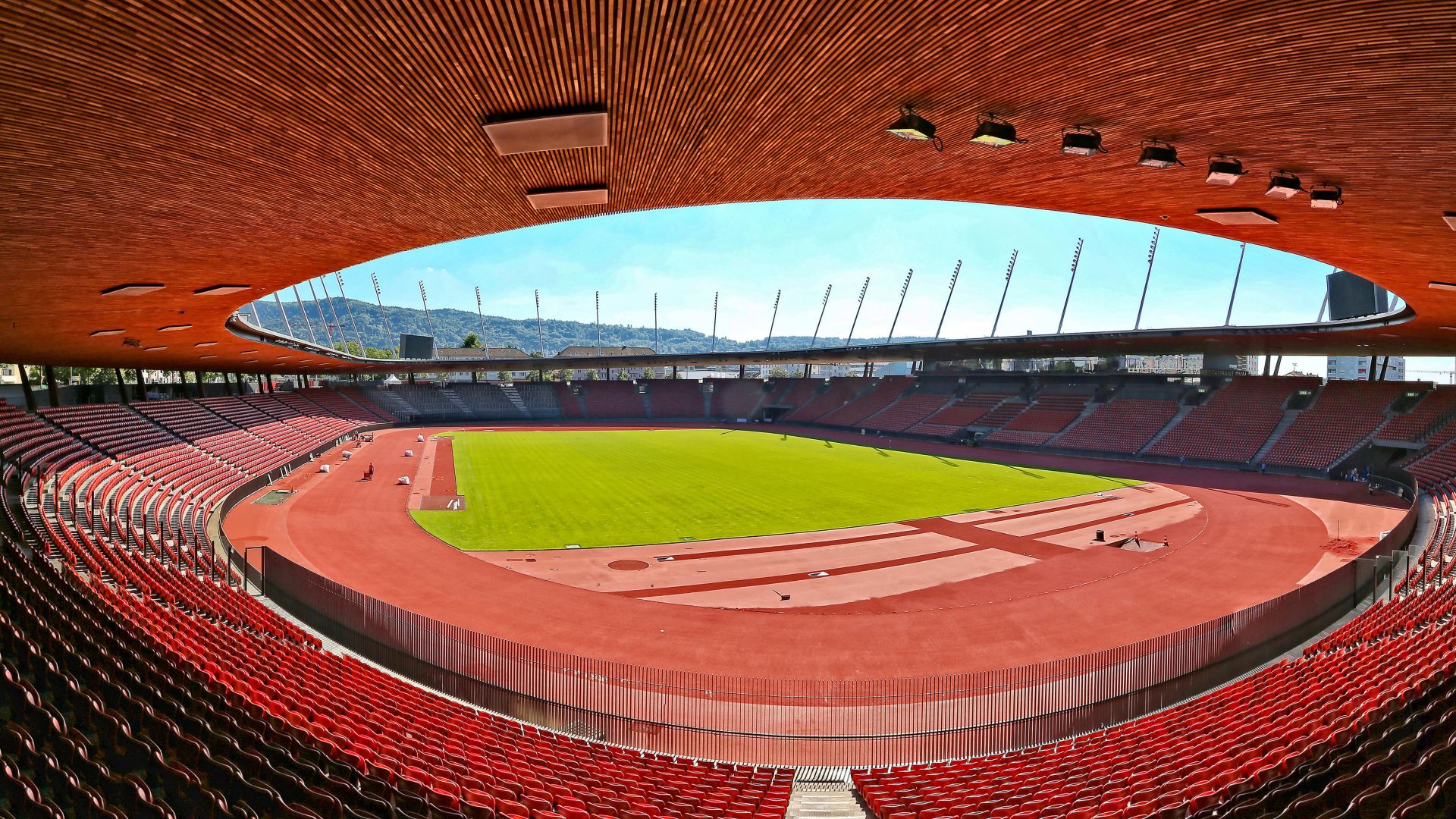 Letzigrund Stadium in Zurich Switzerland corrosion resistance roof 