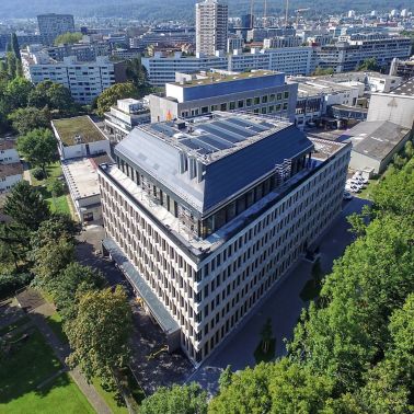 Sika office in Zurich surrounded by trees