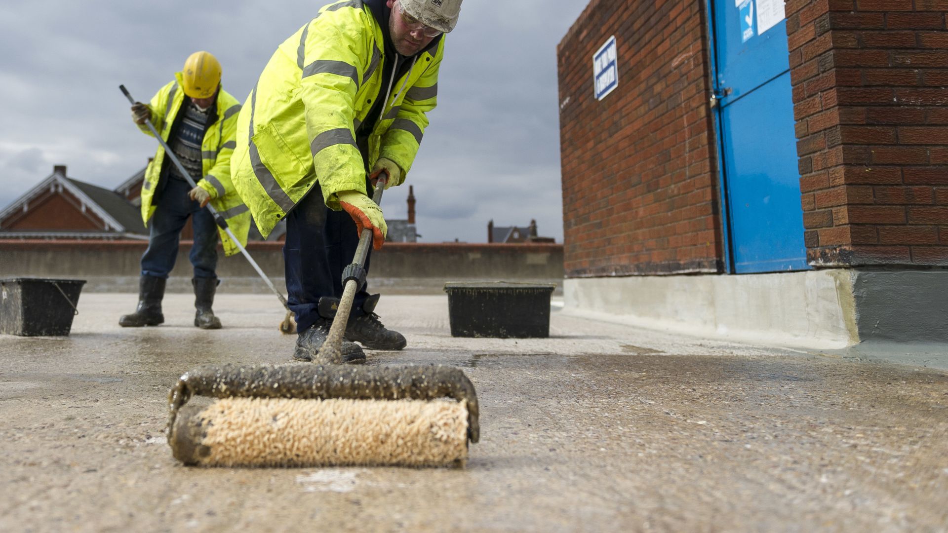 Liquid Applied to Membrane Floor