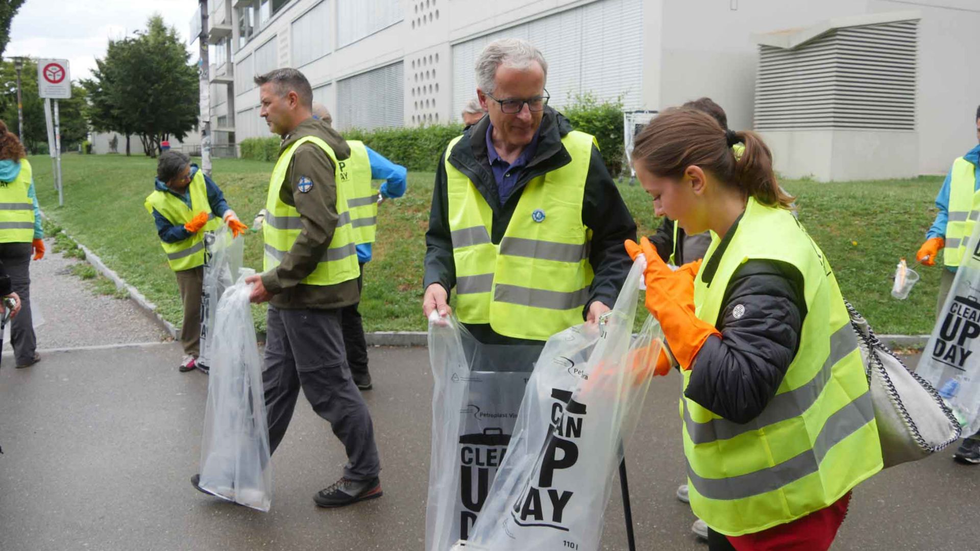 Team Collecting Waste