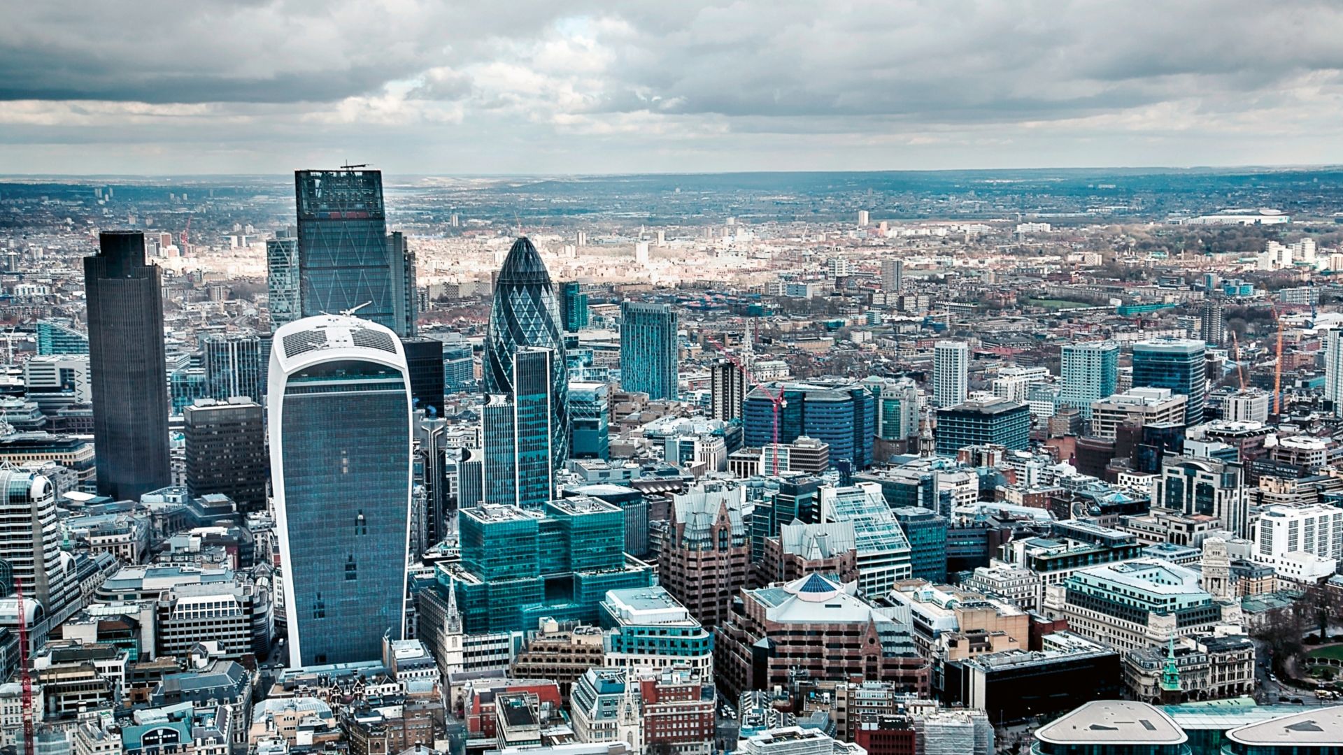 London from the air