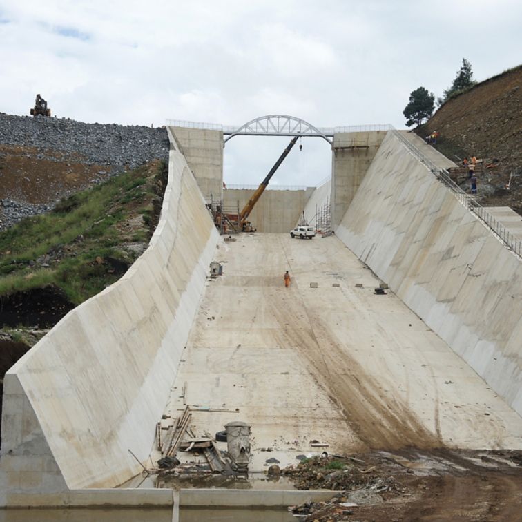 南非Ludeke大坝的混凝土结构