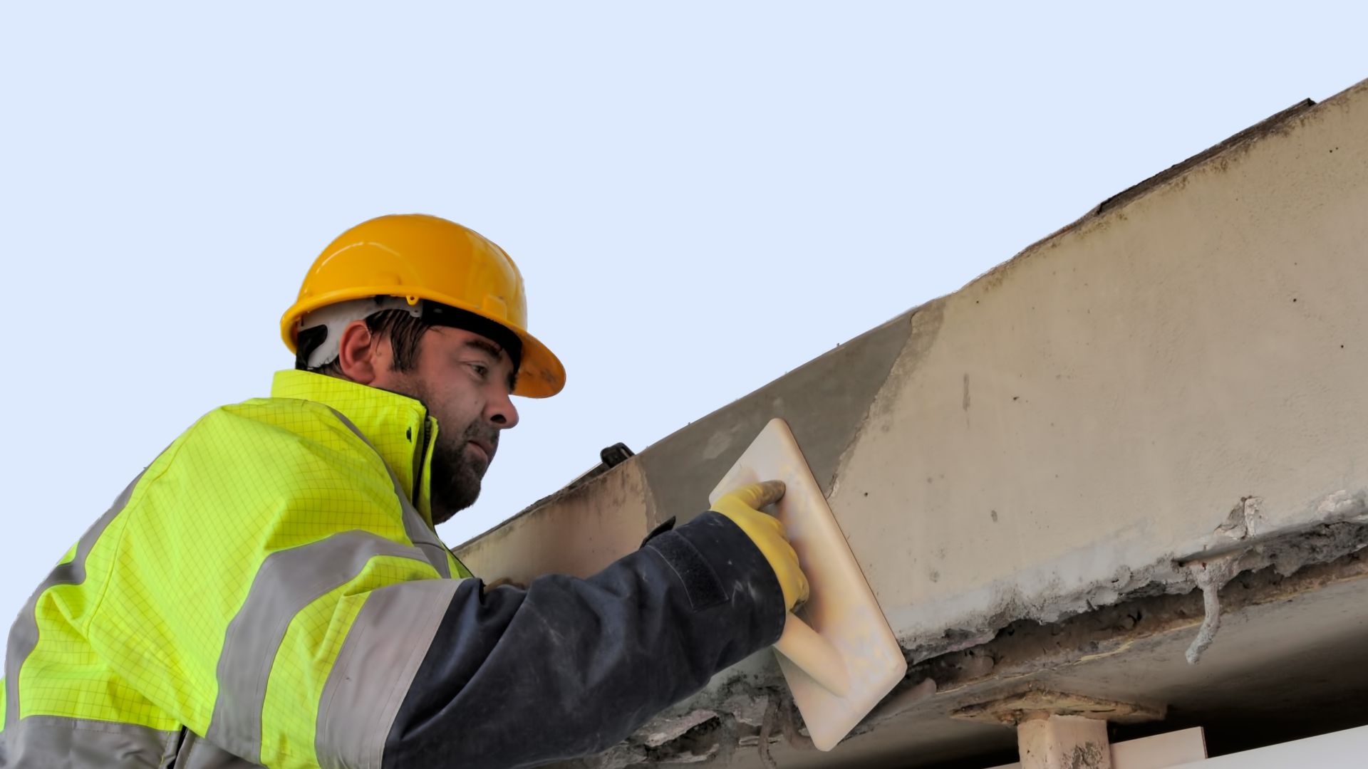 Building blunder sees wet concrete spewing into man's yard