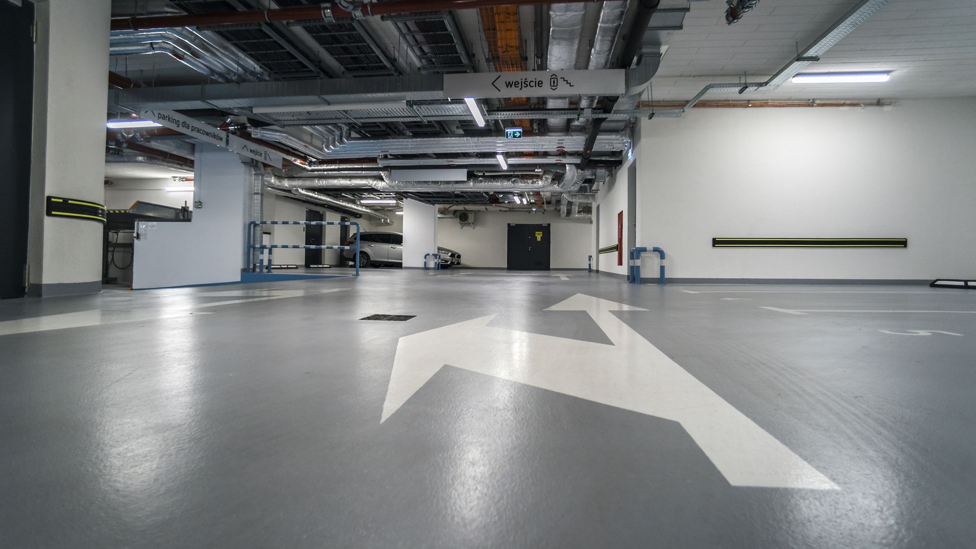 Garage Floor of the Medicus Clinic in Wroclaw, Poland