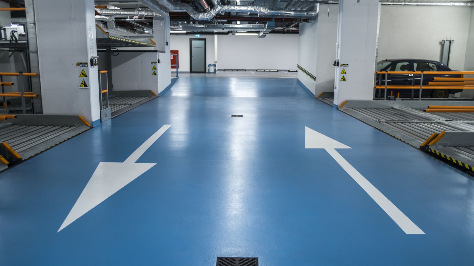 Garage Floor of the Medicus Clinic in Wroclaw, Poland