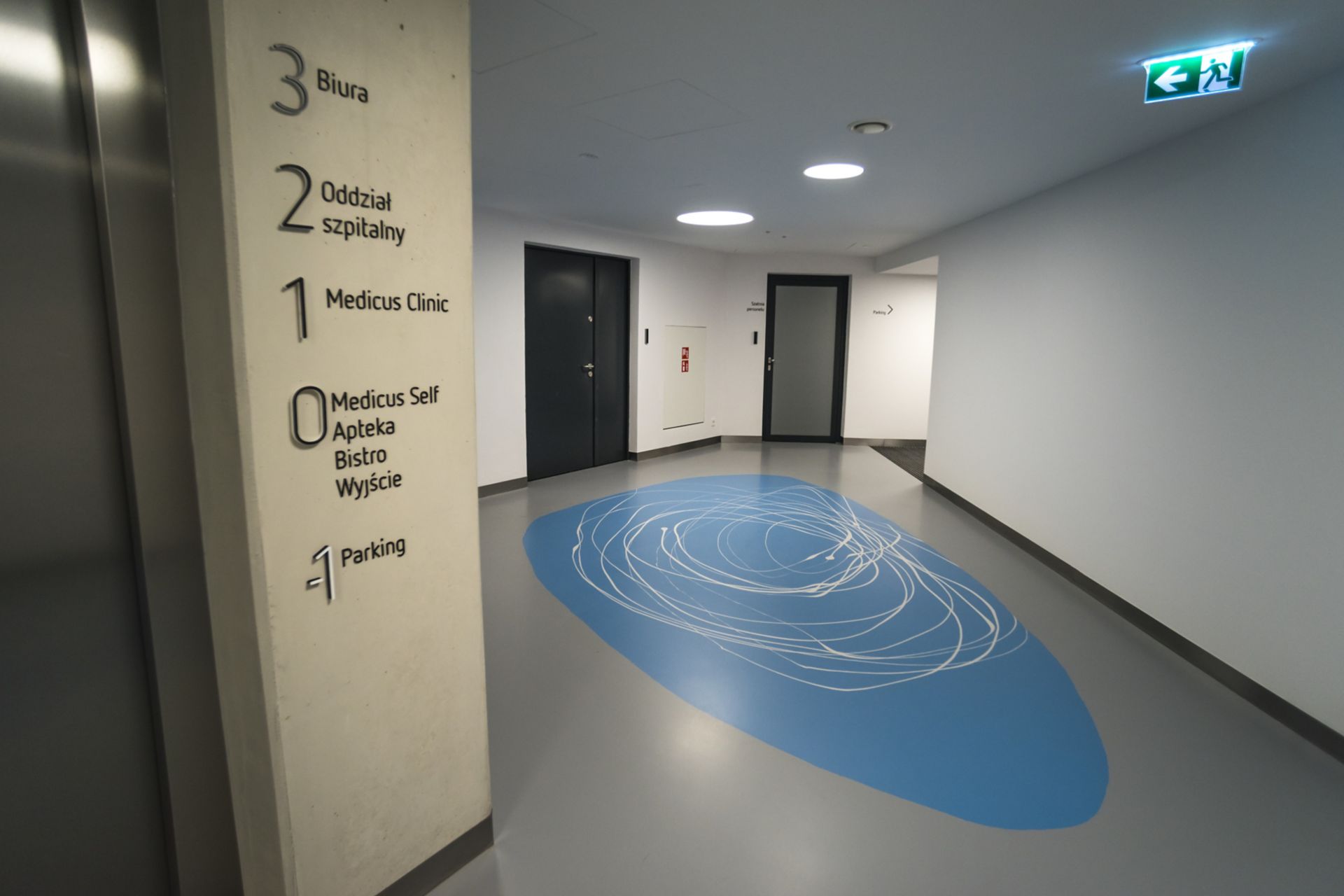 Garage Floor of the Medicus Clinic in Wroclaw, Poland