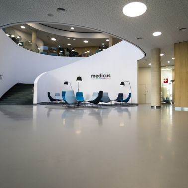Floor of the Medicus Clinic in Wroclaw, Poland