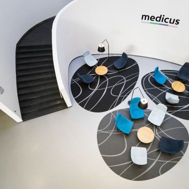 Floor of the Medicus Clinic in Wroclaw, Poland
