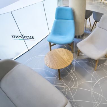 Floor of the Medicus Clinic in Wroclaw, Poland