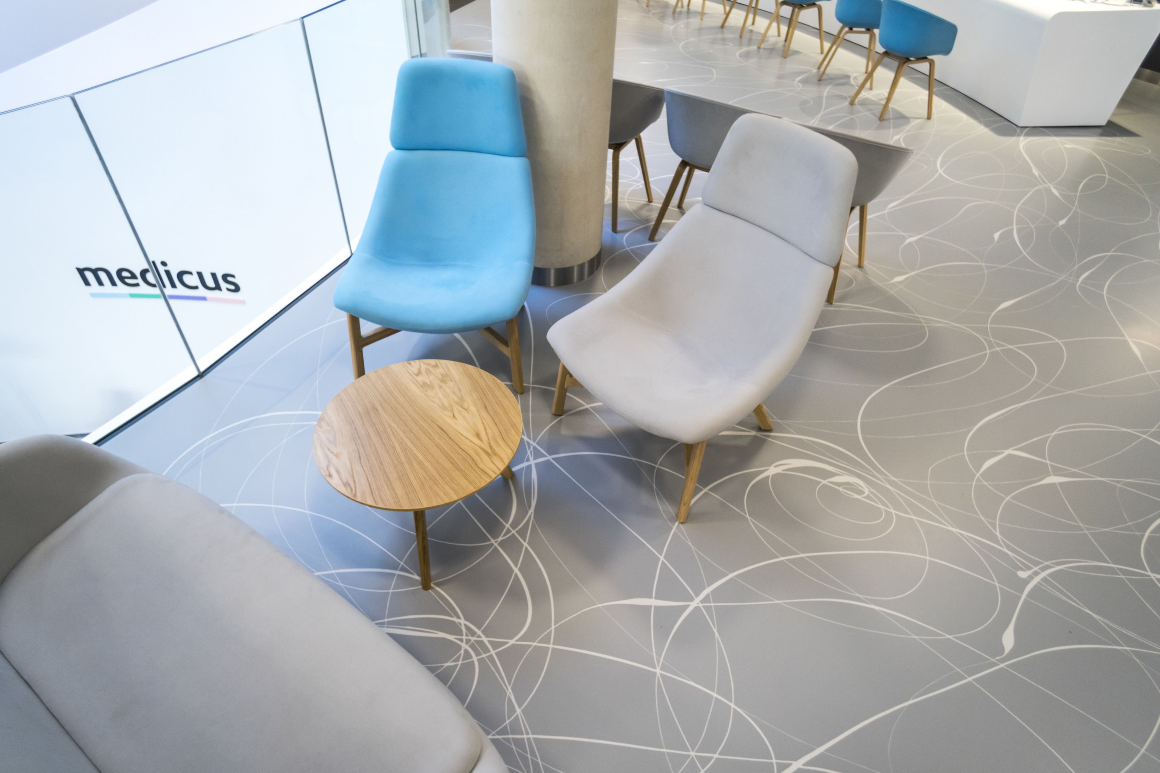 Floor of the Medicus Clinic in Wroclaw, Poland