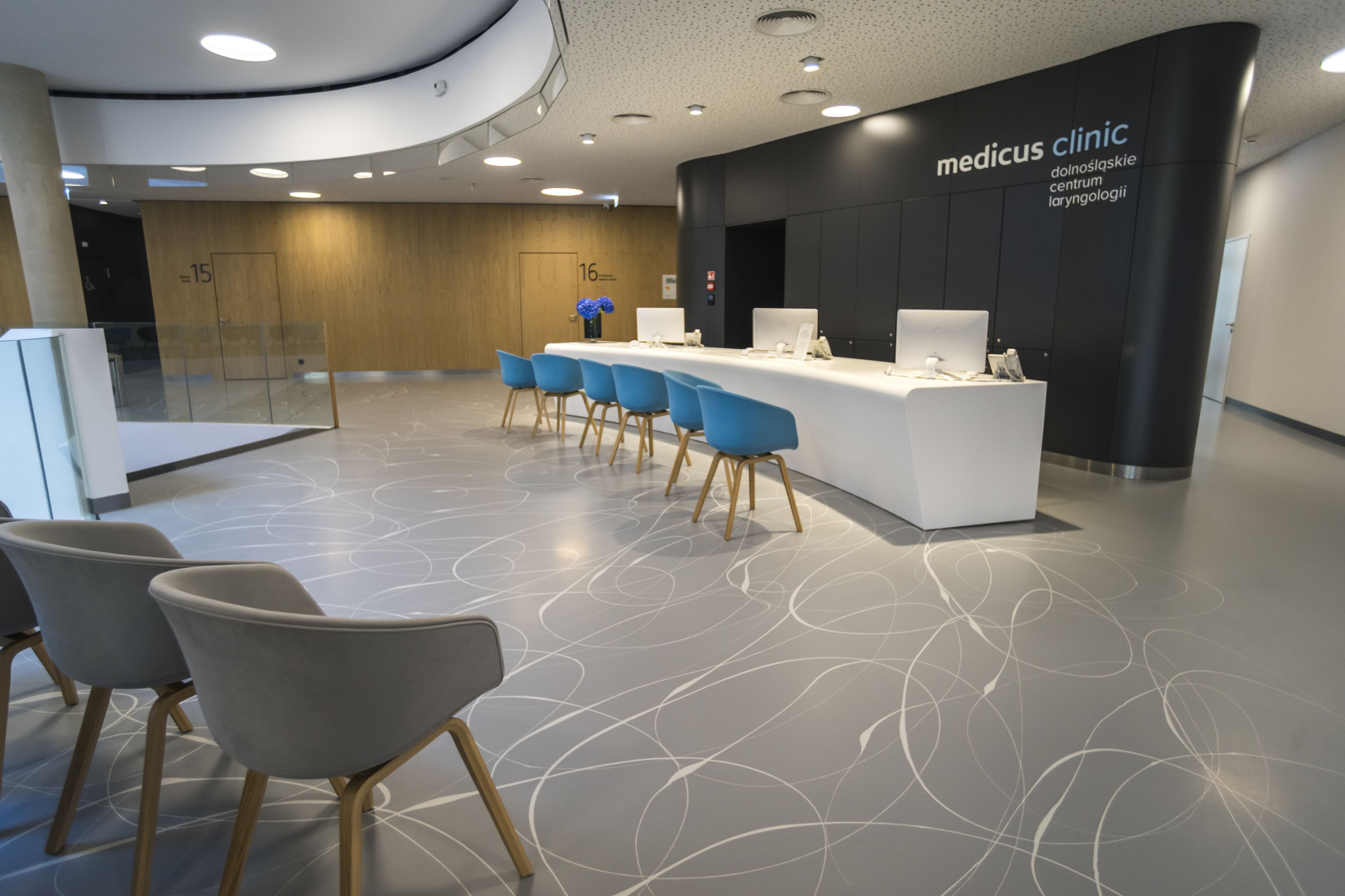 Floor of the Medicus Clinic in Wroclaw, Poland