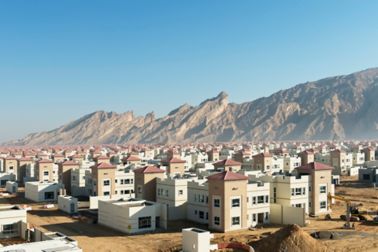 Construction site of Musanada Villas in United Arab Emirates