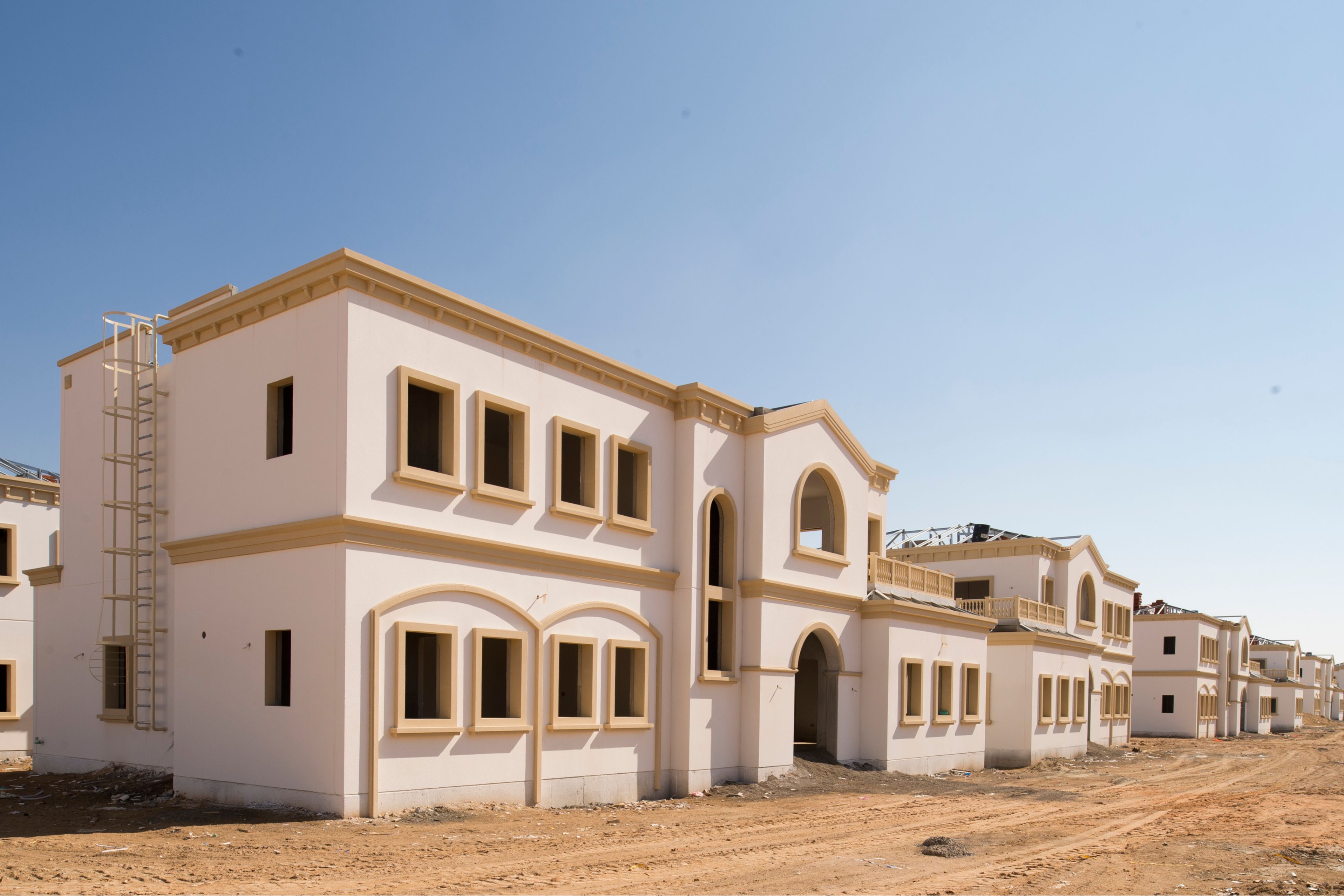 Construction site of Musanada Villas in United Arab Emirates