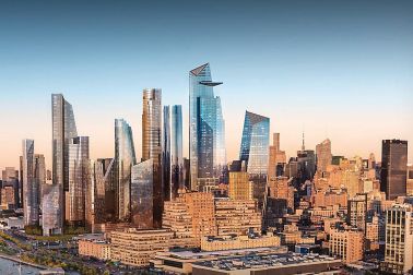 The Hudson Yards project in New York