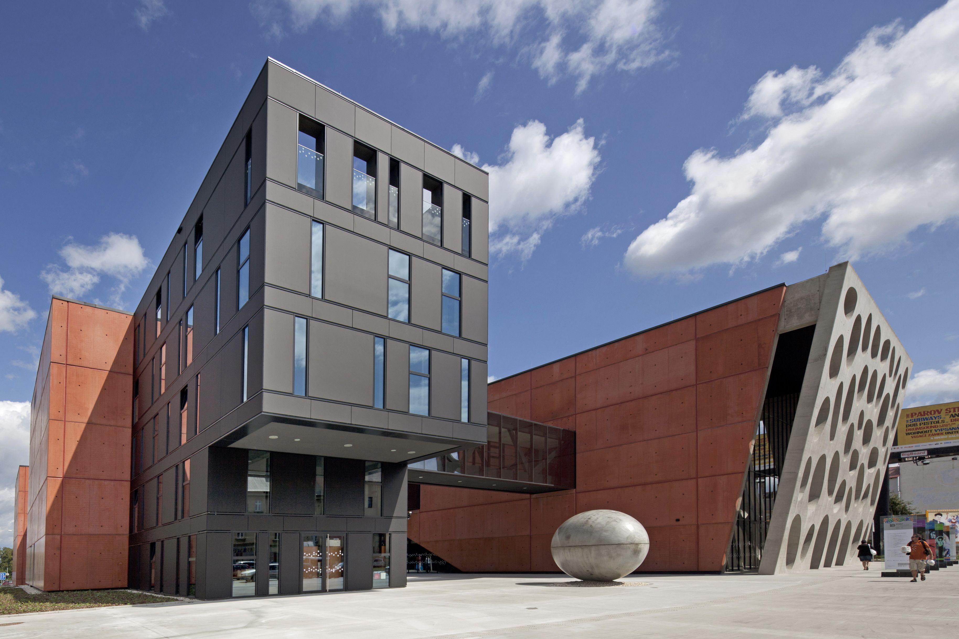 Nove Divaldo Theatre in Pilsen, the Czech Republic, built with Sika Architectural Concrete
