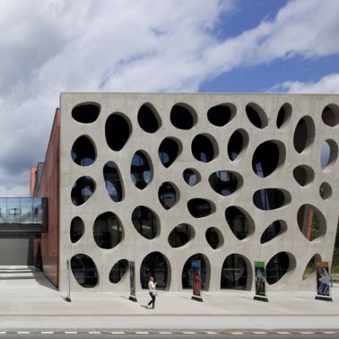 Nove Divaldo Theatre in Pilsen, the Czech Republic, built with Sika Architectural Concrete