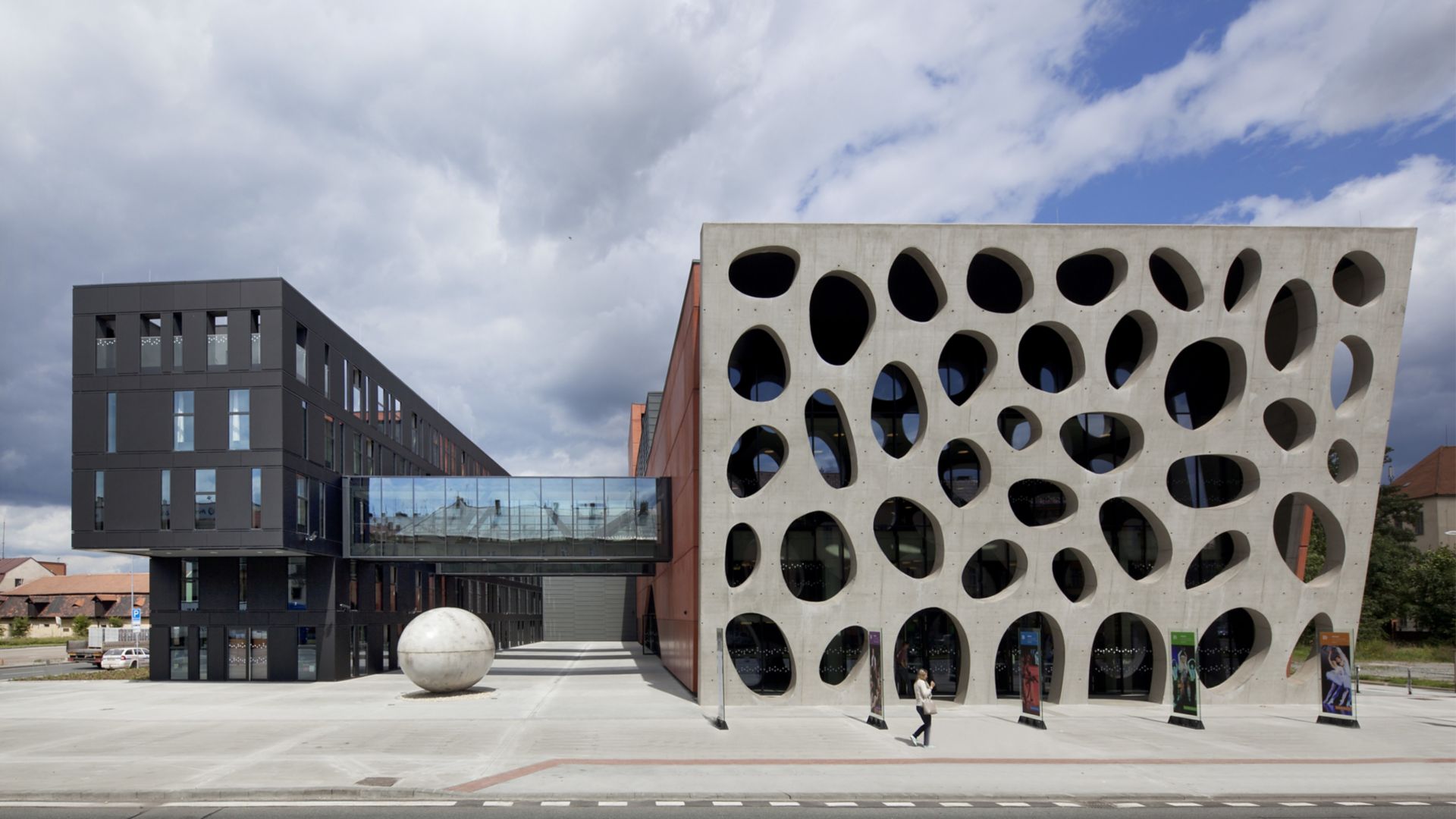 Nove Divaldo Theatre in Pilsen, the Czech Republic, built with Sika Architectural Concrete