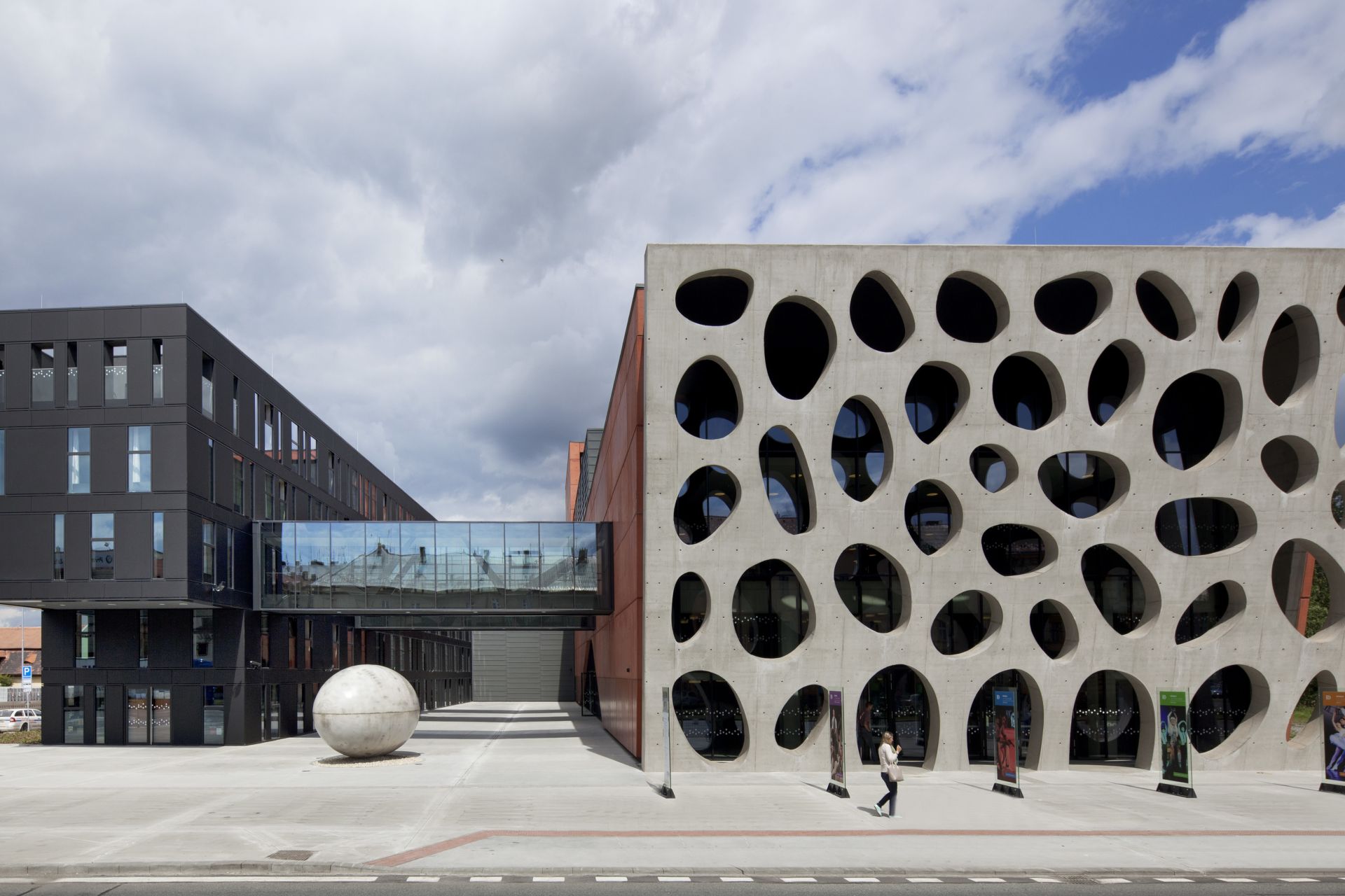 Nove Divaldo Theatre in Pilsen, the Czech Republic, built with Sika Architectural Concrete