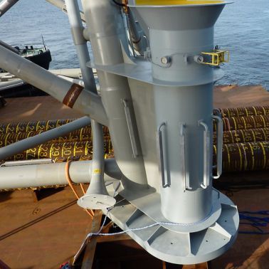 灌浆4腿海上变电站结构在德国部分的北疮