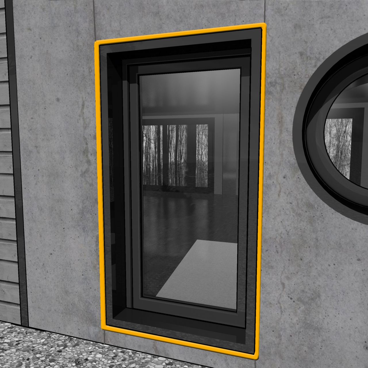 接头密封剂的例证门狩猎绝缘的非洲石头建筑的