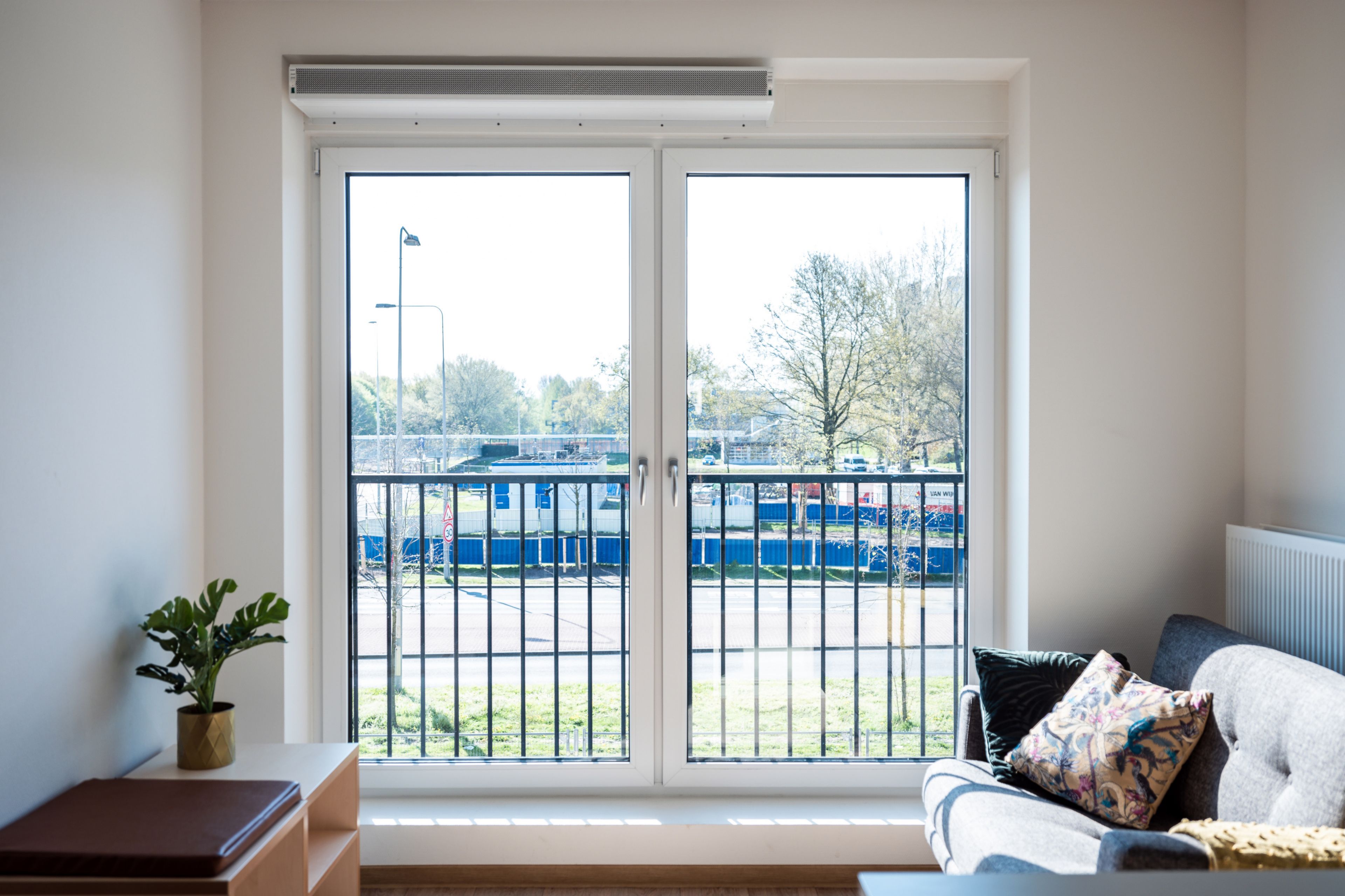 荷兰阿姆斯特丹Ourdomain新建公寓的建筑工地