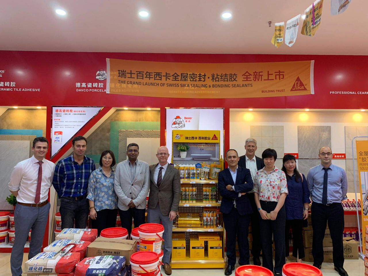 Sika Parex中国采购团队。