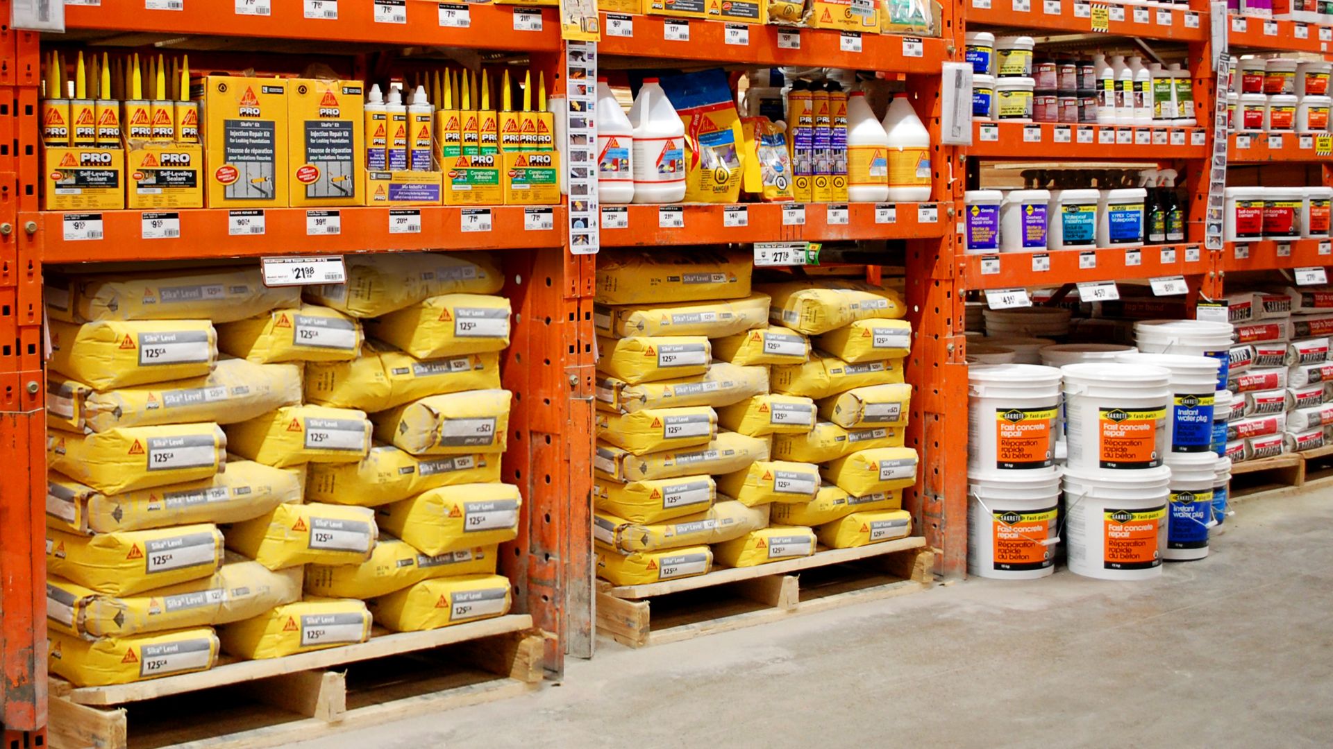 Sika shelf at King’s customer point of sales.