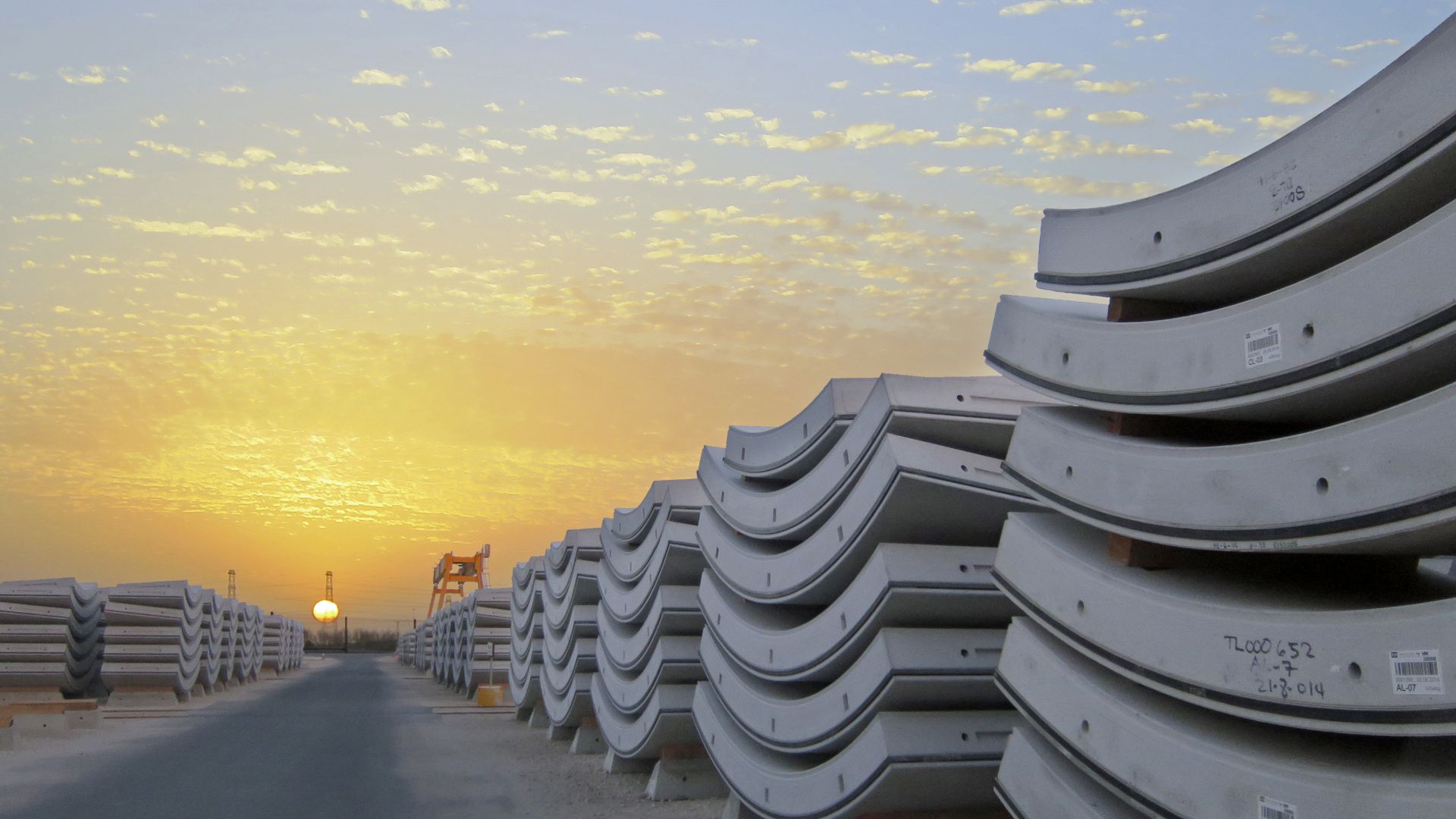 Prefabricated tunnel segments produced with Sika precast concrete admixtures