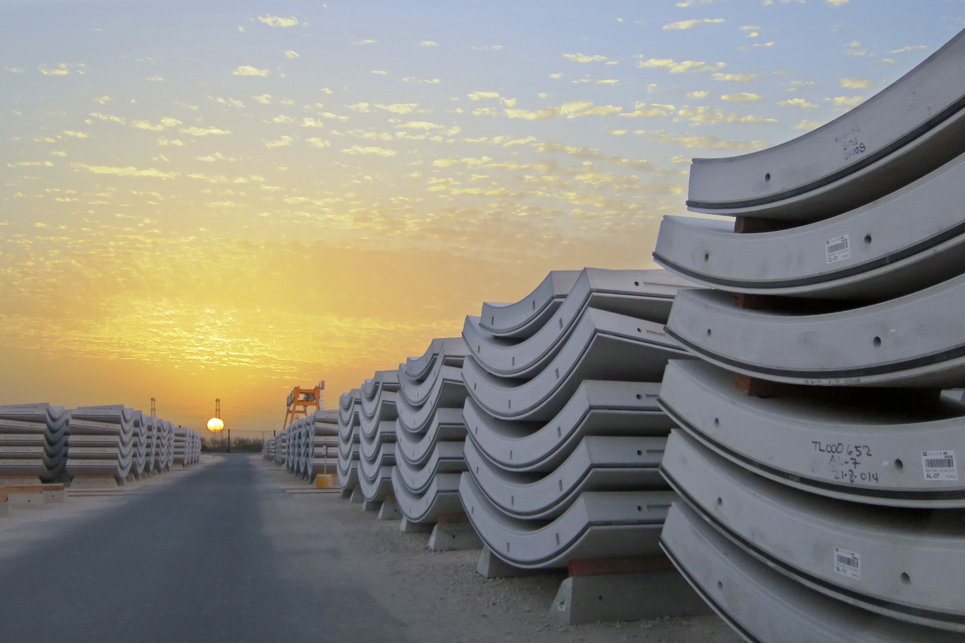 Prefabricated tunnel segments produced with Sika precast concrete admixtures