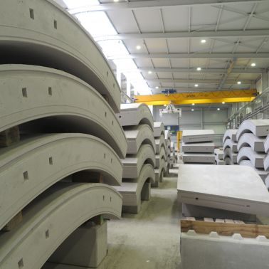 用锡卡预制混凝土混合物生产的预制元素