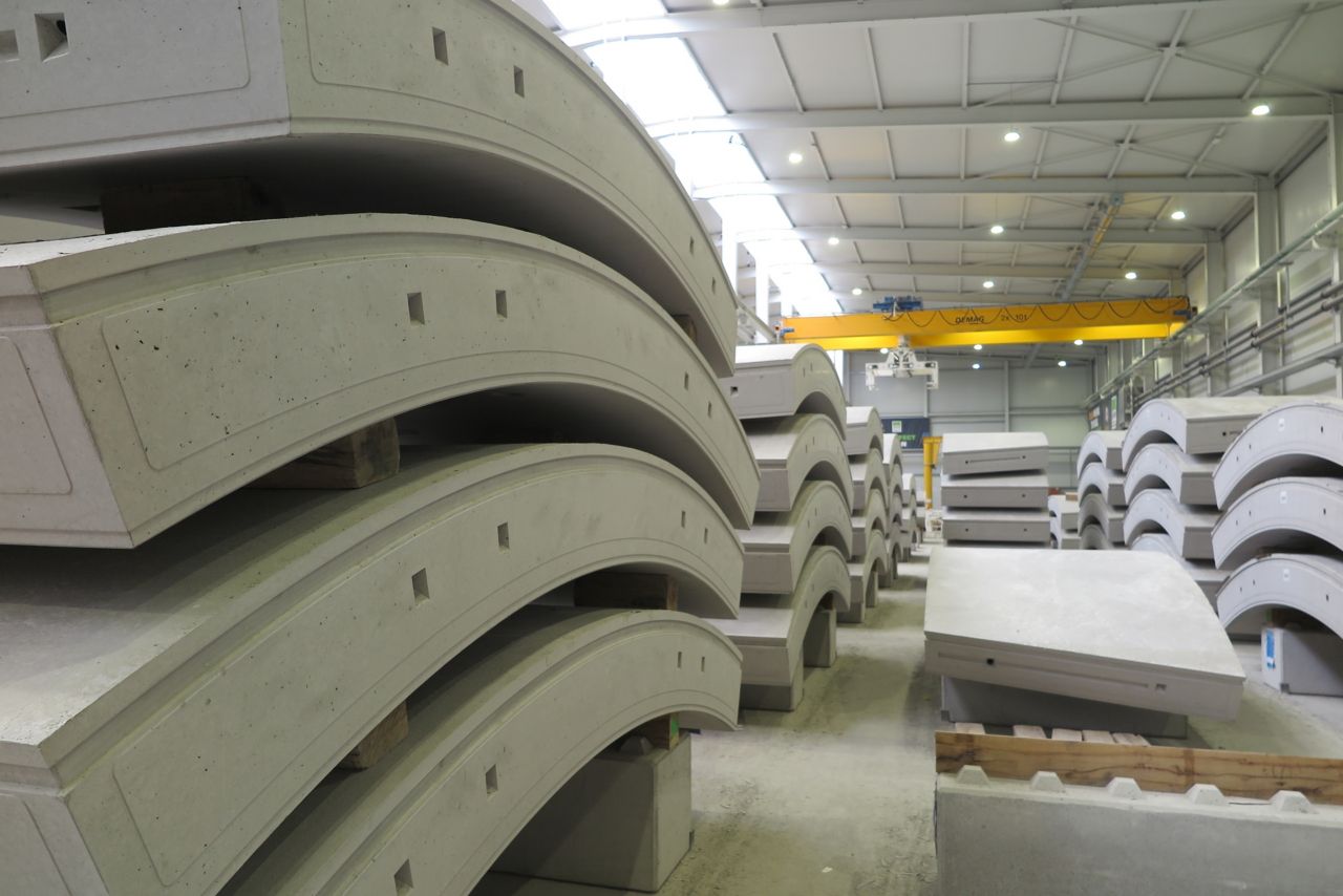 Prefabricated elements produced with Sika precast concrete admixtures