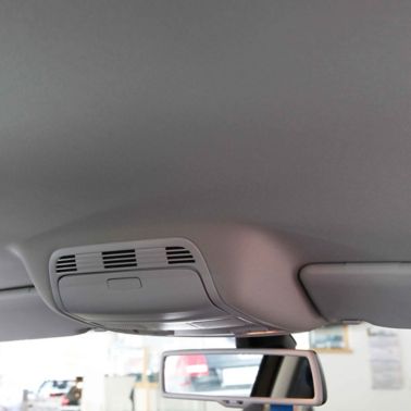 View of vehicle headliner using SikaTherm adhesive solutions