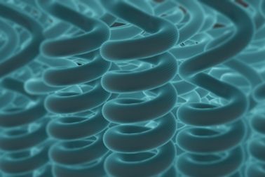 Illustration of Sika Purform® polyurethane technology close up spirals