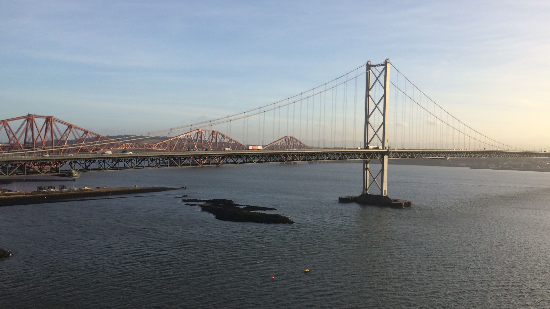 Queensferry Crossing road bridge in Scotland