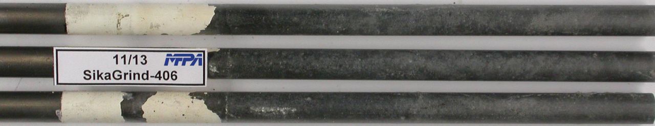 Rebars after electrochemical testing, MFPA Bauhaus-Universität Weimar