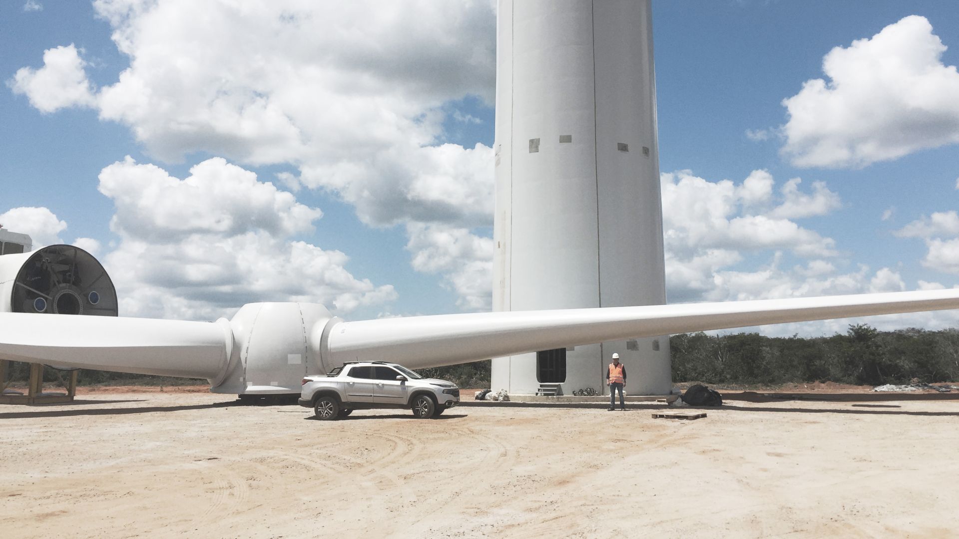 Concrete Tower with Blade