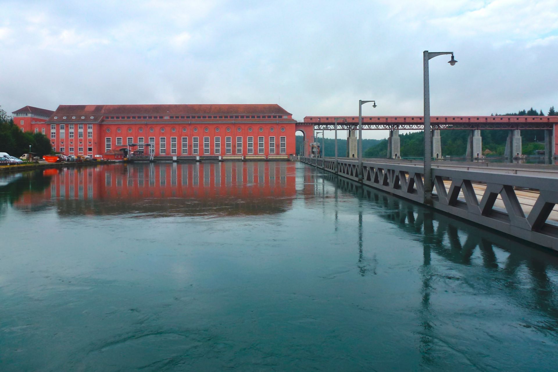 Hydropower plant in Eglisau, Switzerland