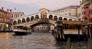 Rialto Bridge in Venice Italy 