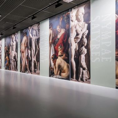 Floor of the Royal Museums of Fine Arts in Brussels, Belgium