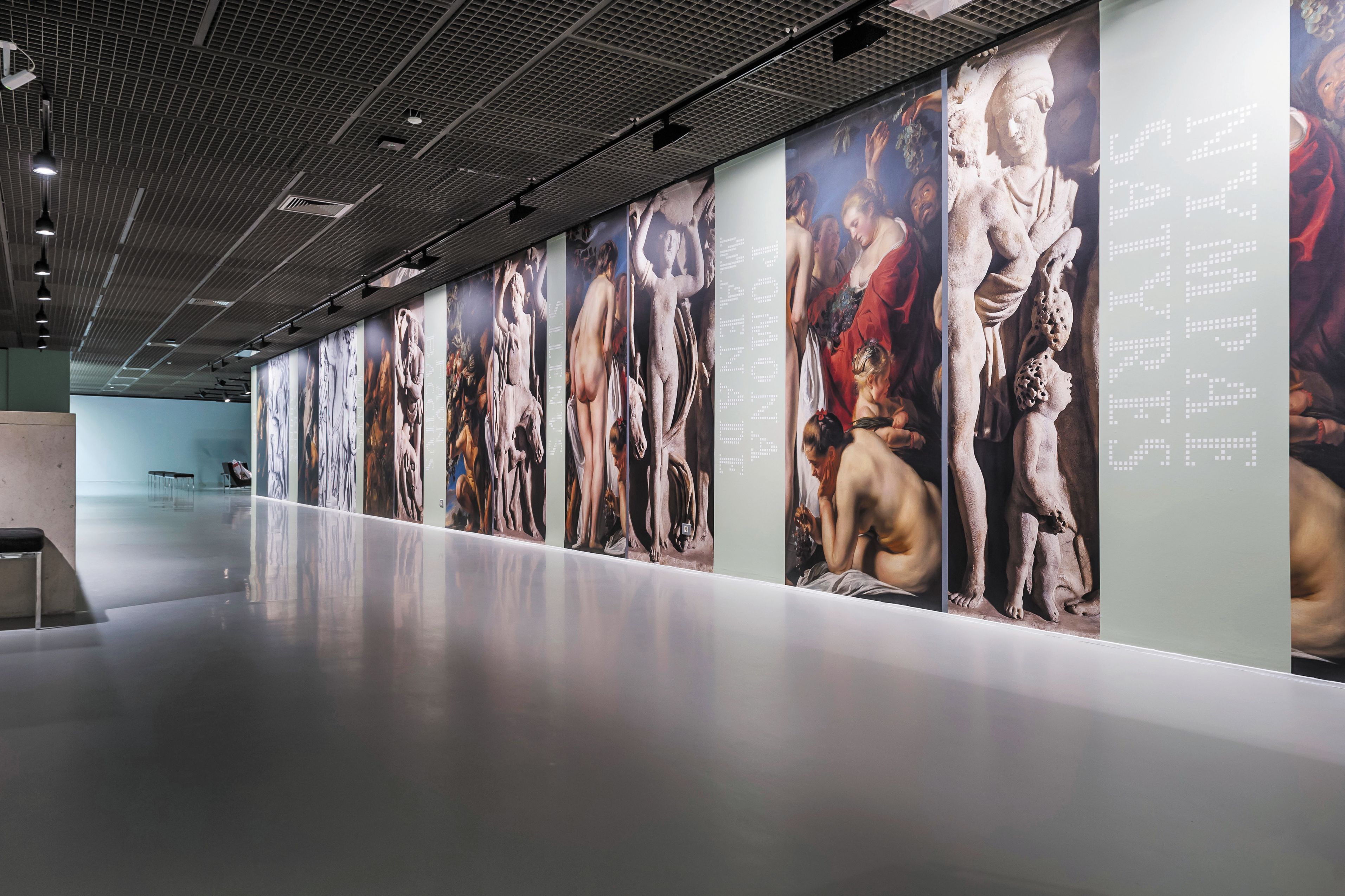 Floor of the Royal Museums of Fine Arts in Brussels, Belgium