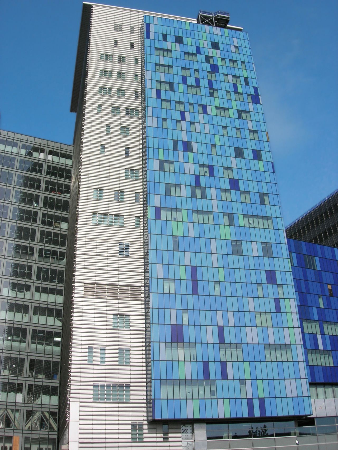 High-rise building with glass facade