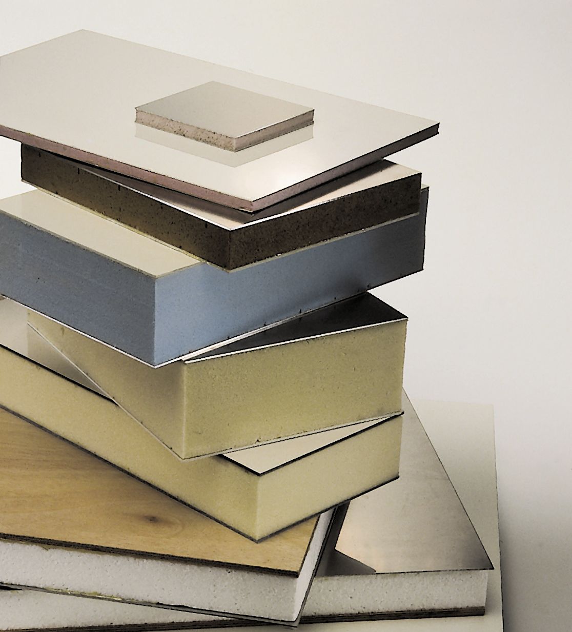 广泛的底物和核心材料夹心面板组合