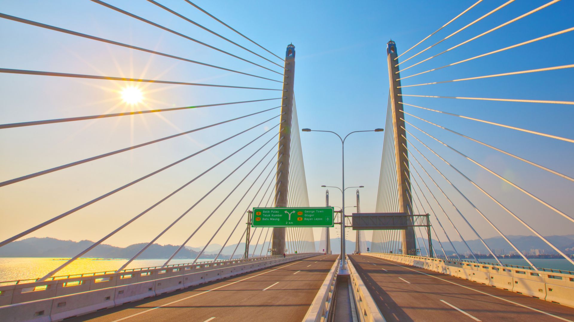 Second Penang Bridge in Malaysia