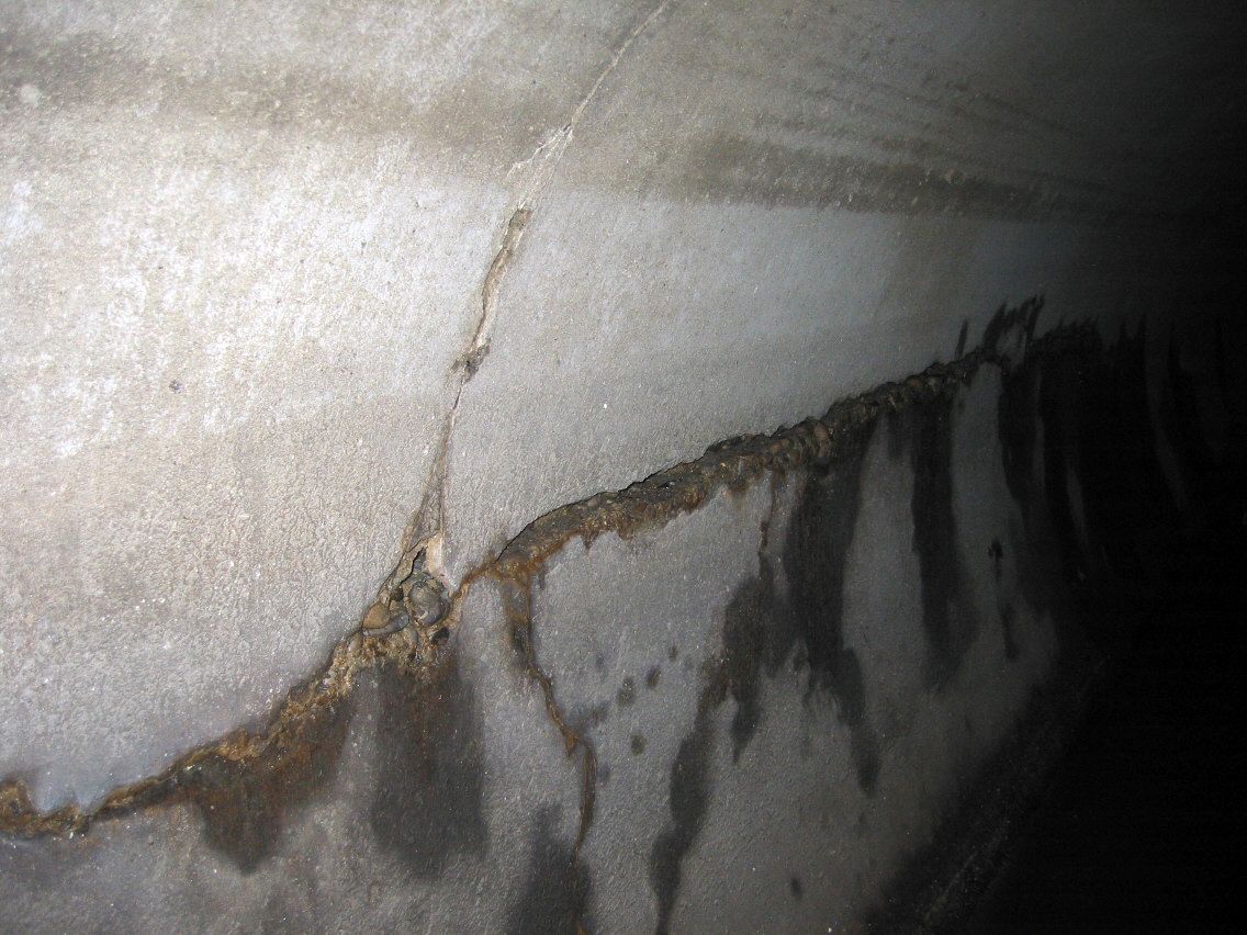 Damage on Sewers and Water Tanks
