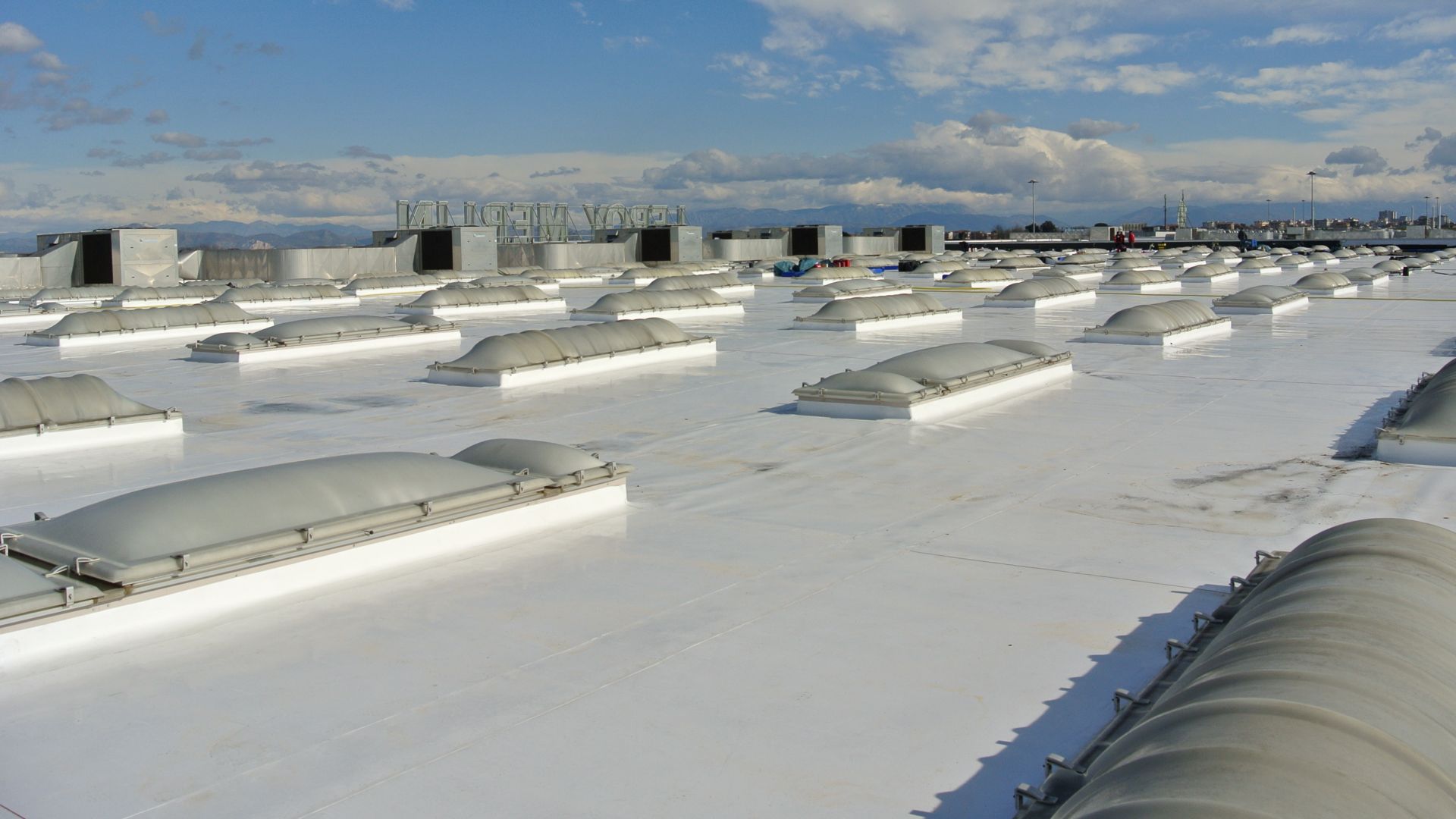 Roof of Shopping Center in Campania